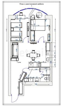 2-к квартира, вторичка, 62м2, 1/13 этаж