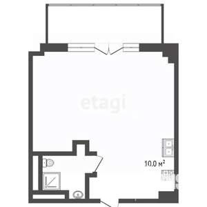 2-к квартира, вторичка, 41м2, 3/10 этаж