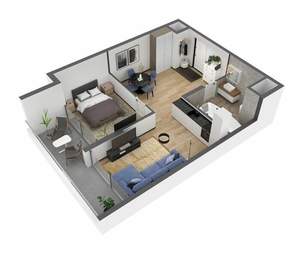 2-к квартира, вторичка, 56м2, 3/11 этаж