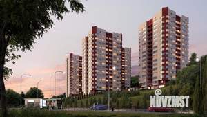 2-к квартира, строящийся дом, 65м2, 2/17 этаж