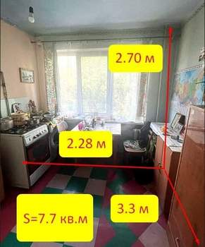 2-к квартира, вторичка, 51м2, 4/6 этаж