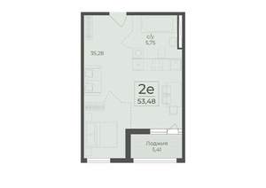 2-к квартира, вторичка, 56м2, 11/15 этаж