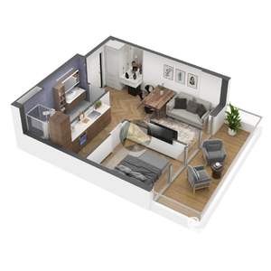 1-к квартира, вторичка, 34м2, 9/11 этаж