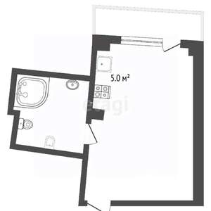 Студия квартира, вторичка, 32м2, 5/11 этаж