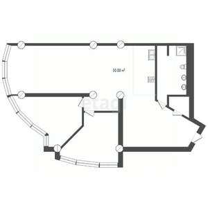 3-к квартира, вторичка, 128м2, 2/20 этаж