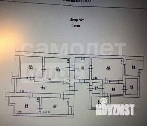 4-к квартира, вторичка, 96м2, 1/3 этаж