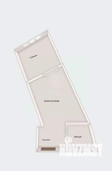 1-к квартира, вторичка, 44м2, 8/18 этаж