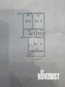 2-к квартира, вторичка, 60м2, 4/4 этаж