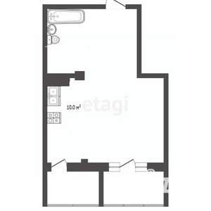 2-к квартира, вторичка, 50м2, 2/6 этаж