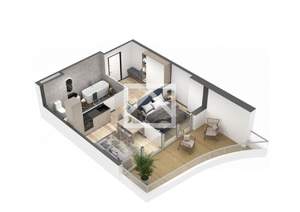 1-к квартира, вторичка, 51м2, 8/11 этаж
