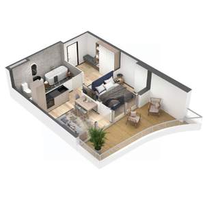 2-к квартира, вторичка, 51м2, 10/11 этаж