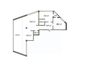 3-к квартира, вторичка, 231м2, 14/14 этаж