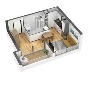 1-к квартира, вторичка, 31м2, 10/11 этаж