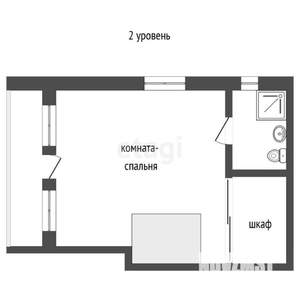 2-к квартира, вторичка, 60м2, 2/2 этаж