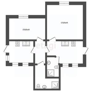 2-к квартира, вторичка, 52м2, 1/2 этаж