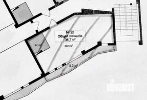 Студия квартира, вторичка, 38м2, 6/6 этаж