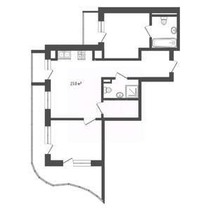 2-к квартира, вторичка, 112м2, 7/9 этаж