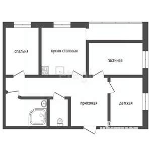 3-к квартира, вторичка, 90м2, 8/9 этаж