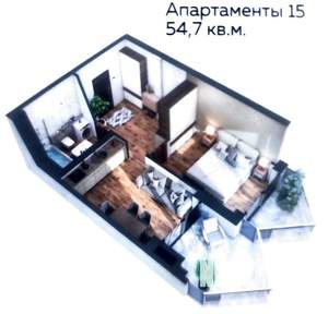 2-к квартира, вторичка, 54м2, 4/8 этаж