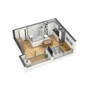 1-к квартира, строящийся дом, 31м2, 5/11 этаж