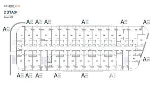 1-к квартира, строящийся дом, 35м2, 2/9 этаж