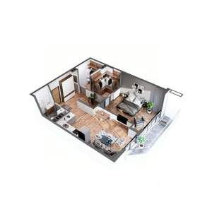 2-к квартира, строящийся дом, 81м2, 4/9 этаж