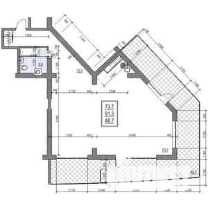 Студия квартира, вторичка, 140м2, 4/15 этаж