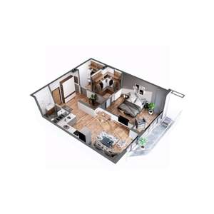 2-к квартира, строящийся дом, 82м2, 3/9 этаж