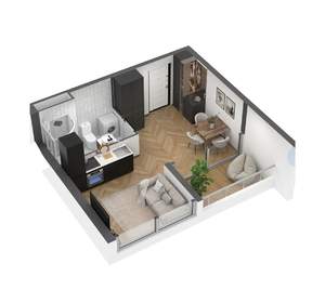 1-к квартира, вторичка, 31м2, 10/11 этаж