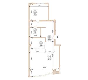 2-к квартира, строящийся дом, 98м2, 1/10 этаж