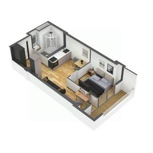 1-к квартира, вторичка, 37м2, 7/7 этаж