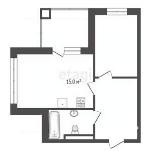 2-к квартира, вторичка, 53м2, 5/8 этаж