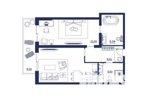 2-к квартира, вторичка, 85м2, 4/8 этаж