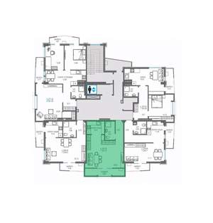 1-к квартира, вторичка, 47м2, 4/7 этаж