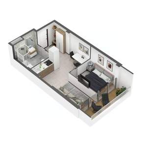 1-к квартира, вторичка, 36м2, 7/7 этаж