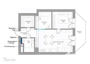 3-к квартира, вторичка, 67м2, 8/10 этаж