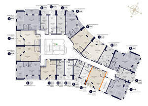 Студия квартира, вторичка, 47м2, 5/8 этаж