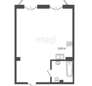 3-к квартира, вторичка, 65м2, 2/12 этаж
