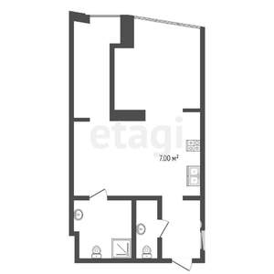 2-к квартира, вторичка, 58м2, 6/18 этаж