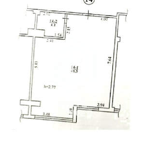 2-к квартира, вторичка, 53м2, 2/7 этаж