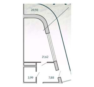 1-к квартира, вторичка, 54м2, 5/10 этаж
