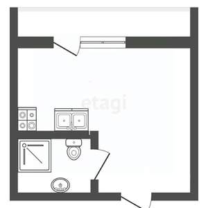 1-к квартира, вторичка, 47м2, 7/9 этаж