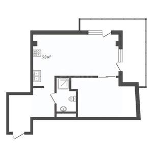 1-к квартира, вторичка, 41м2, 5/8 этаж