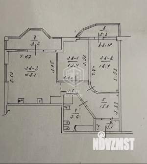 2-к квартира, вторичка, 100м2, 8/10 этаж