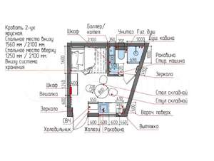 Студия квартира, вторичка, 15м2, 1/7 этаж