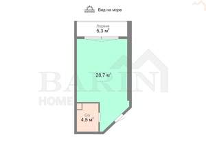 1-к квартира, вторичка, 39м2, 2/7 этаж