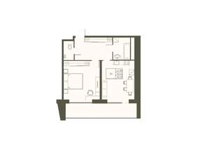 2-к квартира, строящийся дом, 61м2, 5/22 этаж