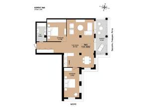 2-к квартира, вторичка, 105м2, 2/5 этаж
