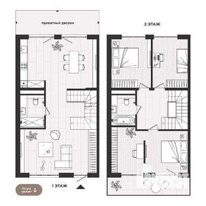 3-к квартира, вторичка, 111м2, 1/4 этаж