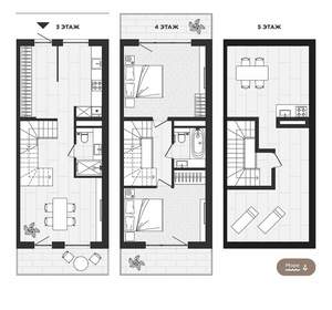 2-к квартира, вторичка, 149м2, 3/3 этаж